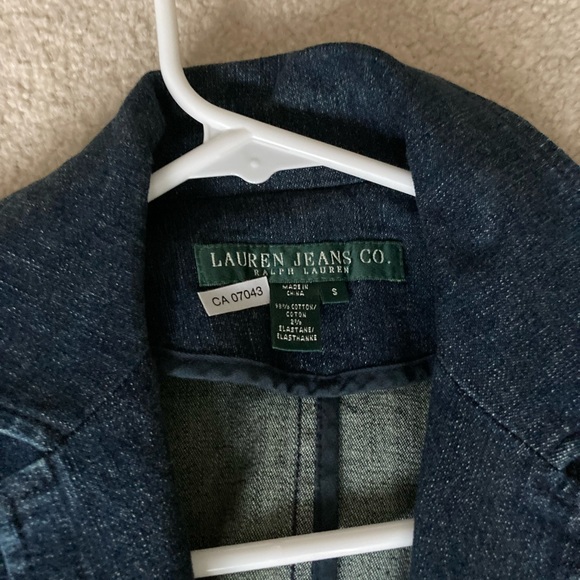 Lauren Jeans Co. Ralph Lauren Jacket, Y2K, Size S, 4 Pockets, 2%Elastane Vintage - Picture 5 of 5